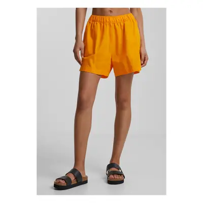 Women's mango canvas shorts