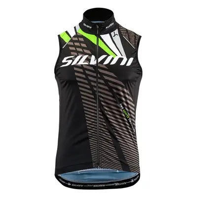 Men's vest Silvini Team MJ1404 black/green