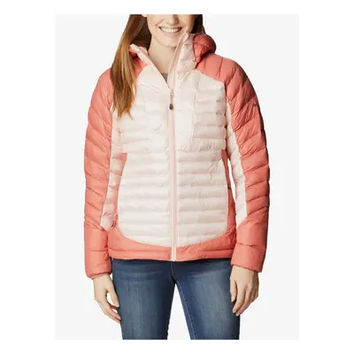 Apricot Women's Quilted Winter Jacket with Hood Columbia Labyrinth - Women