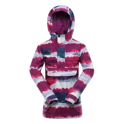 Children's jacket with PTX membrane ALPINE PRO ZEREDO holyhock variant pb