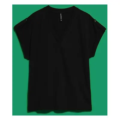 WOMEN'S T-SHIRT L-TS-4076 BLACK