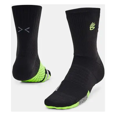 Unisex socks Under Armour Curry UA AD Playmaker 1p Mid-BLK - unisex