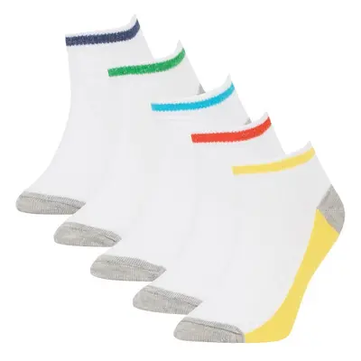 DEFACTO Size 5-Pack Cotton Ankle Socks