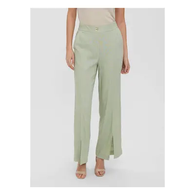 Light green loose trousers VERO MODA Josie - Women