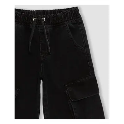 DEFACTO Girls' Wide Baggy Fit Wide Leg Jeans