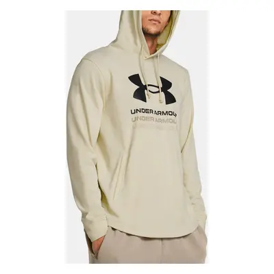 Under Armour Sweatshirt UA Rival Terry Graphic Hood-BRN - Mens