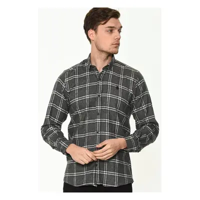 G699 DEWBERRY MEN'S SHIRT-ANTHRACITE