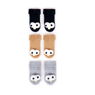 Yoclub Kids's Cotton Baby Boys' Terry Socks Patterns Colors 3-pack SKA-0049C-AA0B