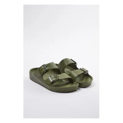 Trendyol Khaki Double Banded Women's Eva Slippers