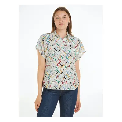 Cream patterned blouse Tommy Hilfiger for women - Women