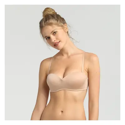 DIM WIREFREE STRAPLESS BRA - Women's bra with removable straps - body