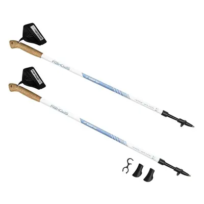 Happy Socks RUBBLE Nordic Walking Clubs, 2-piece, Antishock system, white-blue