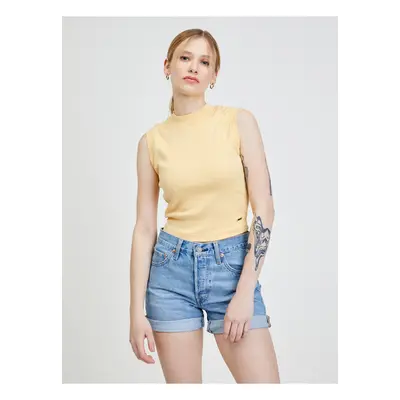 Light Yellow Women's Tank Top Roxy Spring Muse - Women