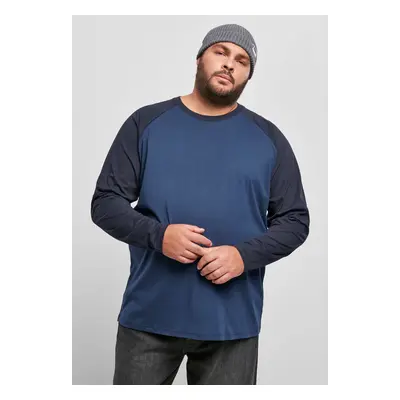 Raglan Contrast LS dark blue/midnightnavy