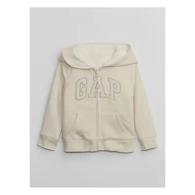 GAP Children's insulated sweatshirt with logo - Girls