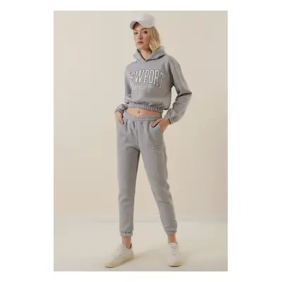 Bigdart Printed Tracksuit - Gray