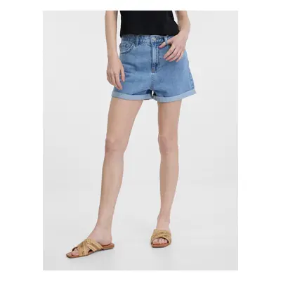 Orsay Light Blue Women's Denim Shorts - Women's