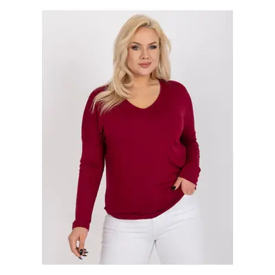 Blouse-RV-BZ-7302.23-burgundy