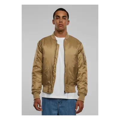 Basic Bomber Jacket Beige