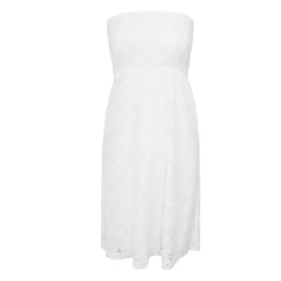 Women's lace dress white