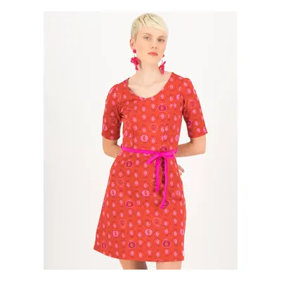 Red Women Patterned Dress Blutsgeschwister - Women