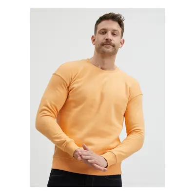 Orange Mens Basic Sweatshirt Jack & Jones Star - Men