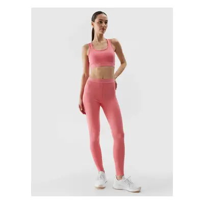 Women's 4F Sports Leggings - Coral