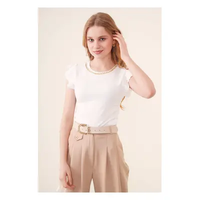 Bigdart Knitted Blouse - White