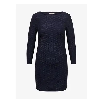 Women's dark blue dress ONLY CARMAKOMA Astra - Women