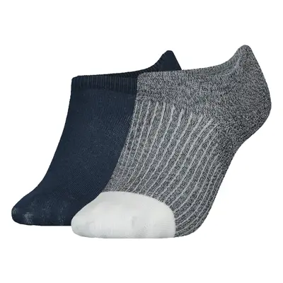 Tommy Hilfiger Woman's 2Pack Socks Navy Blue/Navy Blue