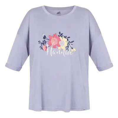 Women's T-shirt with Hannah CLEA glacier gray print