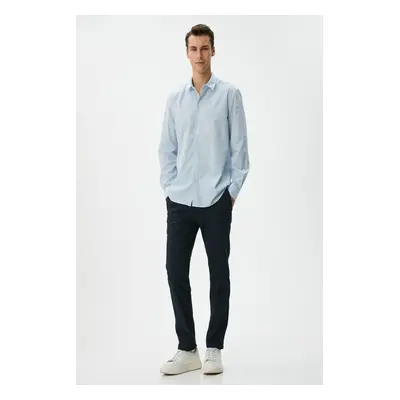 Koton Light Blue Men's Shirt