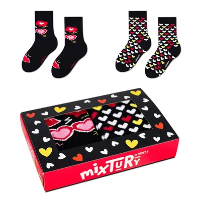 ZOOKSY/RAINBOW SOCKS Zooksy mixTURY szerelmes zoknikészlet gyerekeknek