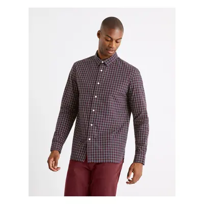 Celio Plaid Shirt regular Carolo - Men