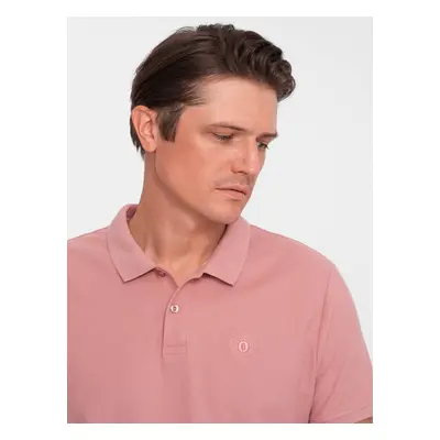 Ombre Men's pique knit polo shirt