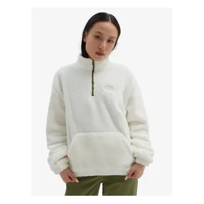 White Women's Sweatshirt VANS Pioneer Mock - Women