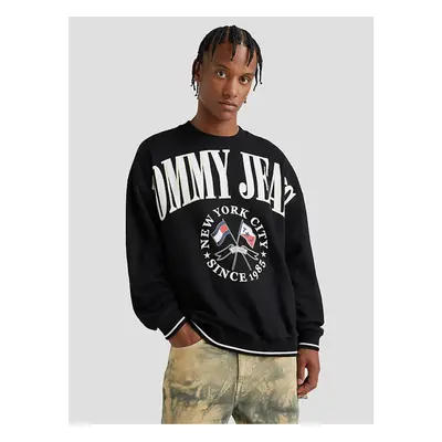 Black Mens Sweatshirt Tommy Jeans - Men