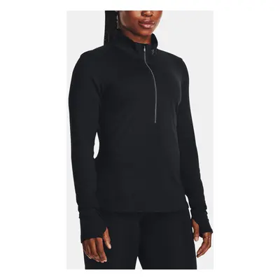 Under Armour T-Shirt UA Qualifier Run 1/2 Zip-BLK - Women