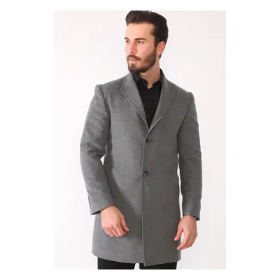 PLT8398 DEWBERRY MEN'S COAT-DARK GREY