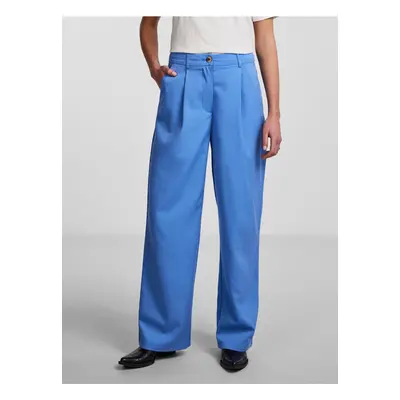 Women's Blue Wide Trousers Pieces Thelma - Women's