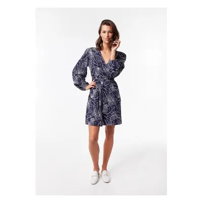 Benedict Harper Woman's Dress Allison Floral Navy Blue