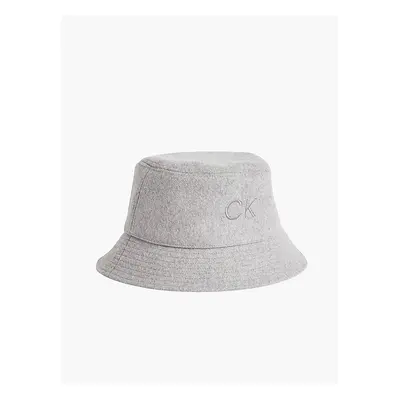 Light grey women's hat with wool blend Calvin Klein - Women