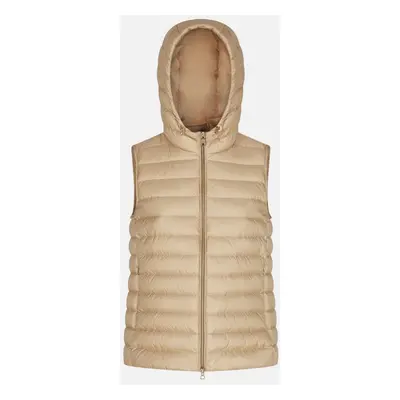 Beige women's down vest Geox Jaysen - Women's