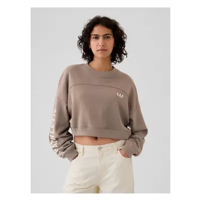 GAP Crop sweatshirt with logo - Women's