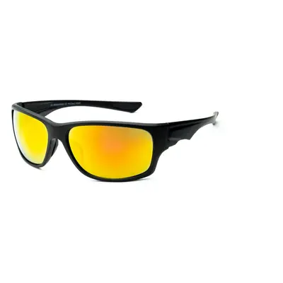 WAYE sunglasses - Black w Red Multi lens Cat.