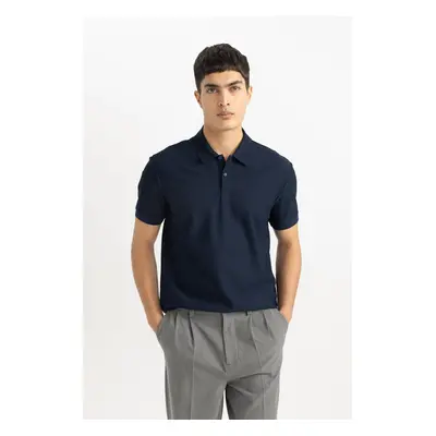 DEFACTO Modern Fit Basic Plain Short Sleeve Polo Shirt