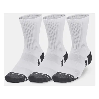 Under Armour Socks UA Performance Cotton 3p Mid-WHT - Unisex