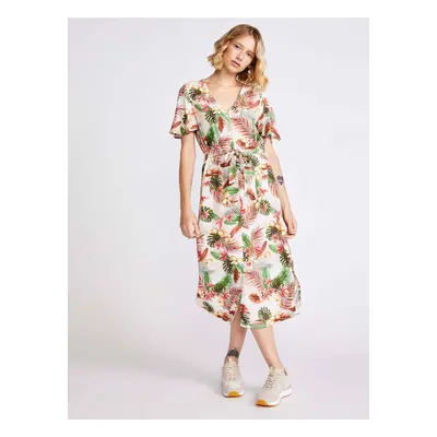 Cream floral dress VERO MODA Simply - Women