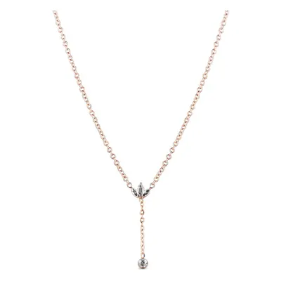 VUCH Krystel Rose Gold Necklace