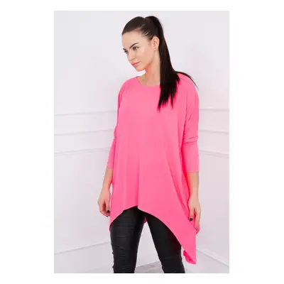 Oversize pink neon blouse